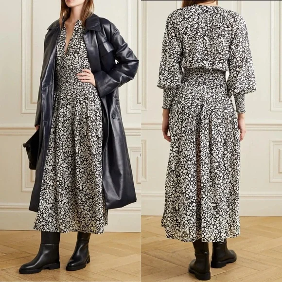 chinese dress ladies Apiece Apart Women's Volta Long Sleeve Dress, Heathered Charcoal, XS at  Amazon Women's Clothing store main image 0